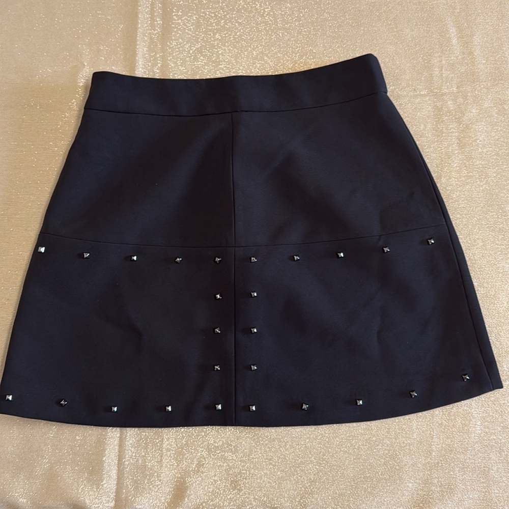 Zara studded mini skirt